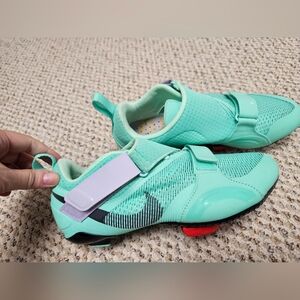 Nike Superrep Cycling Shoes Womens Sz 8 Green Glow Smoke Gray CJ0775-305
